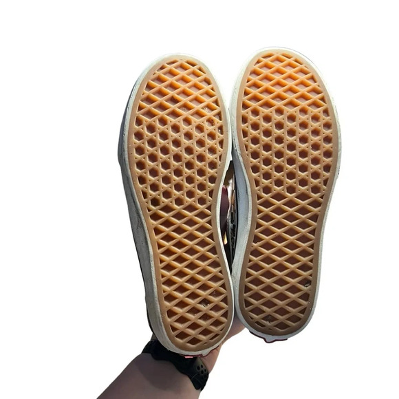 Vans® Ward Checkerboard Butterfly Low Top Lace-up Shoes/Sneakers - Missy‎ Size 3 - Picture 10 of 11